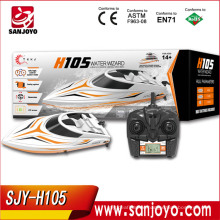 TK-H105 RC Racing Boat 2.4Ghz Remote Radio Controlled Boat 4CH 28-3KM/H High Speed Boats With two Hatches and LCD Screen